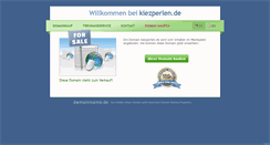Desktop Screenshot of kiezperlen.de